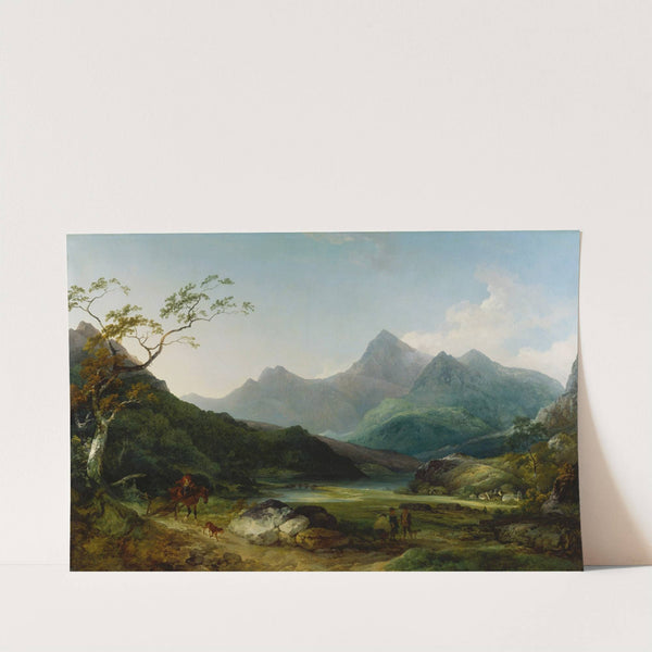 Snowdon from Capel Curig (1787) by Philip James de Loutherbourg