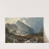 Snowdon From Yfoelberfedd by Sidney Richard Percy