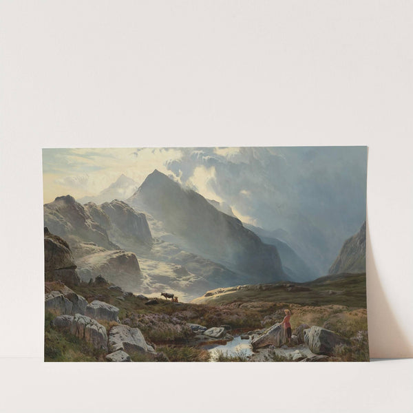 Snowdon From Yfoelberfedd by Sidney Richard Percy