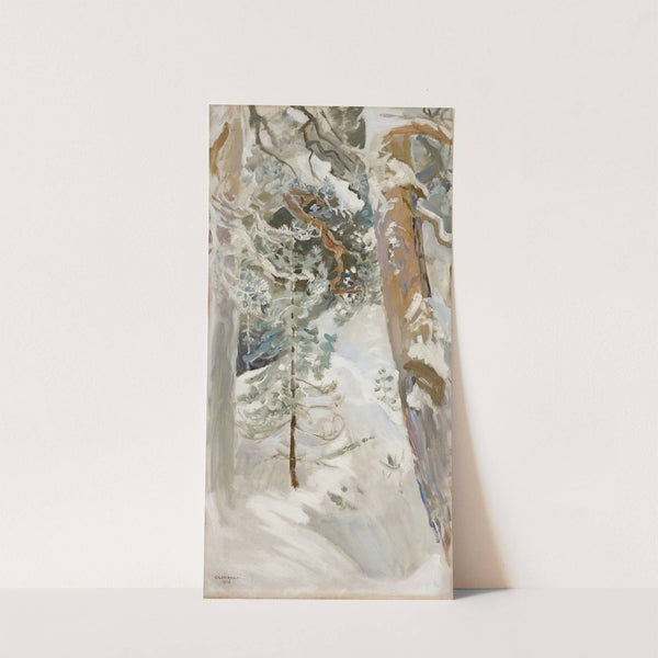 Snowscape (1900) by Akseli Gallen-Kallela