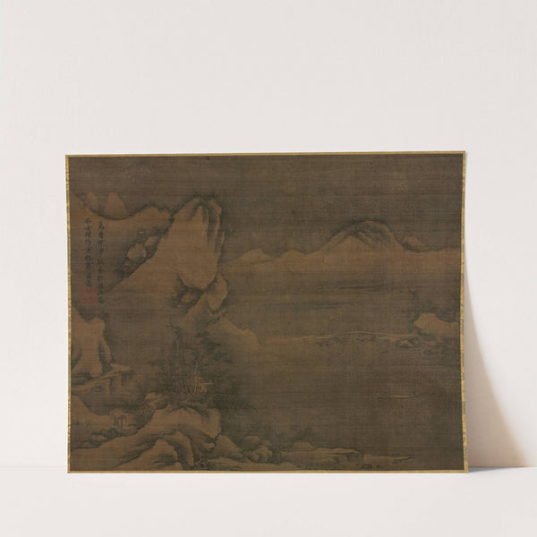 Snowscape with Figures (1584) by Kim Si