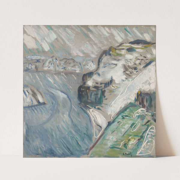 Snowstorm by the Sea (1910–12) by Edvard Munch