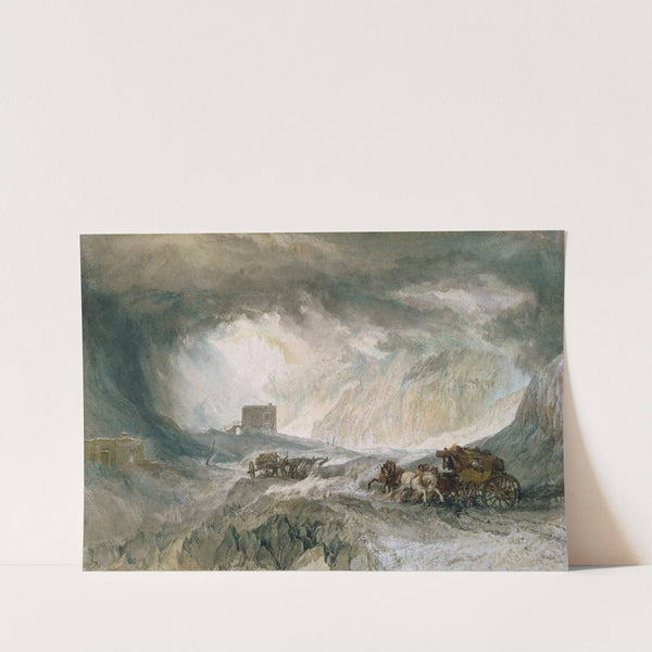Snowstorm, Mont Cenis by Joseph Mallord William Turner