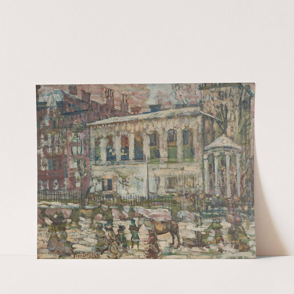 Snowy Day, Boston (circa 1907-10) by Maurice Prendergast