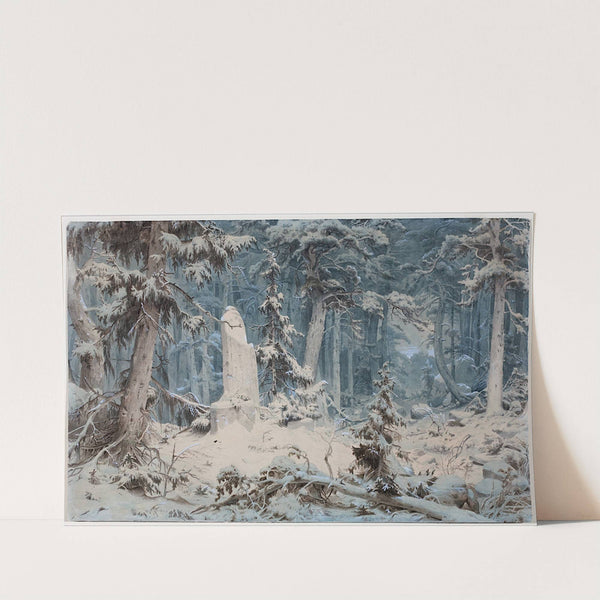 Snowy Forest (1835) by Andreas Achenbach