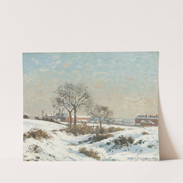 Snowy Landscape at South Norwood (1871) by Camille Pissarro