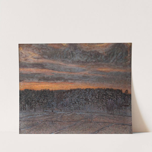 Snowy Landscape (1904) by Herman Norrman