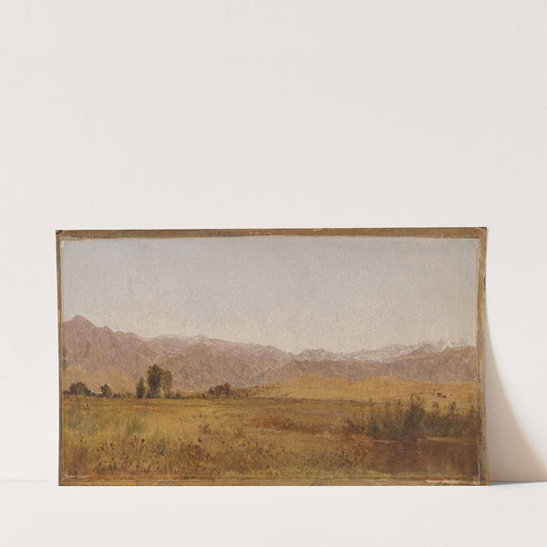 Snowy Range and Foothills from the Valley of Valmo by John Frederick Kensett