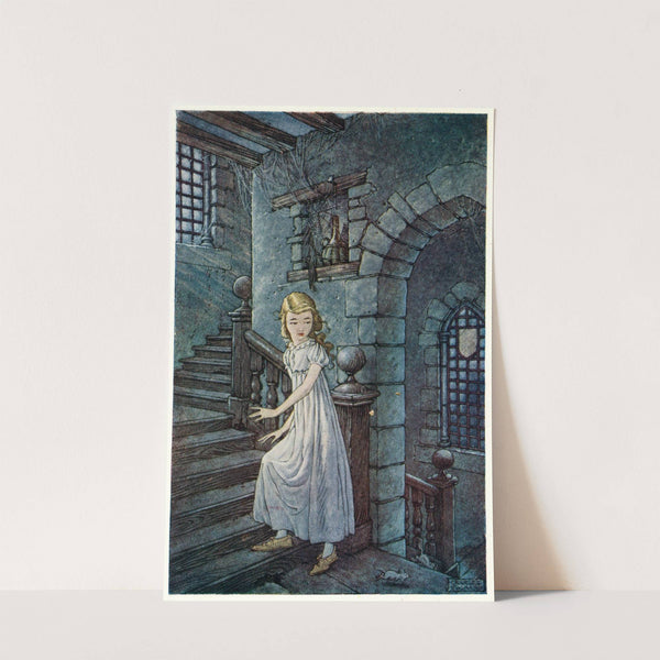 So up she went, stair after stair (1949) by Charles Folkard