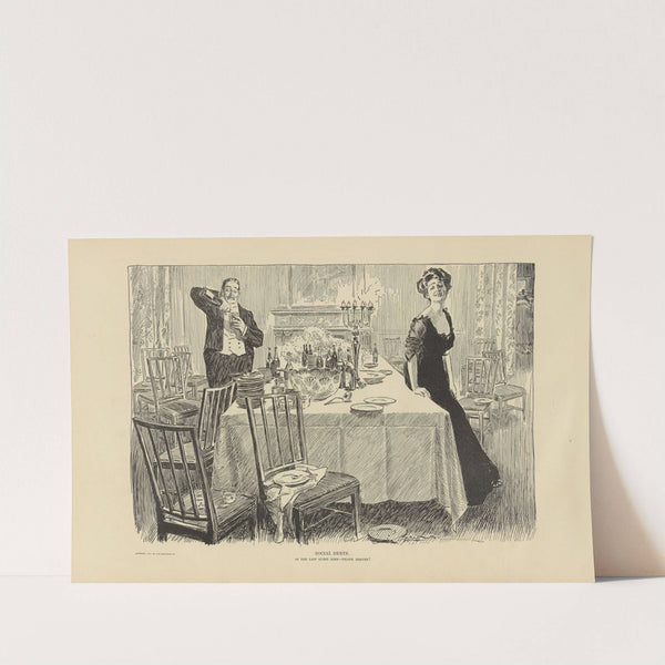 Social debts (1900-1905) by Charles Dana Gibson