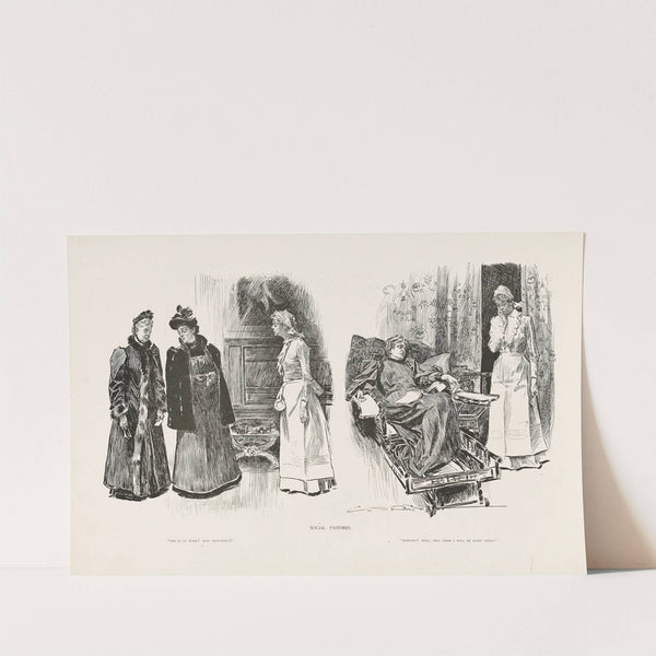 Social Pastimes (1896) by Charles Dana Gibson