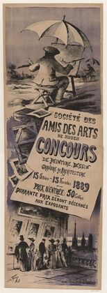 Société des amis des Arts de Rouen. Concours de peinture, dessin, gravure & architecture (1889)