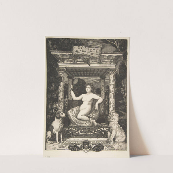 Société des Aquafortistes (Frontispice) (1865) by Félix Bracquemond