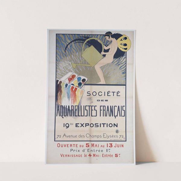 Societe Des Aquarellistes Francais 19ème Exposition by Louis Maurice Boutet de Monvel