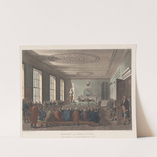 Society of Agriculture (1809) by Thomas Rowlandson