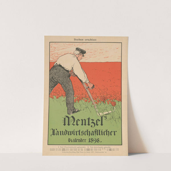 Soeben erschien; Mentzel’s Landwirtschaftlicher Kalender 1898 (1897) by Karl Wagner
