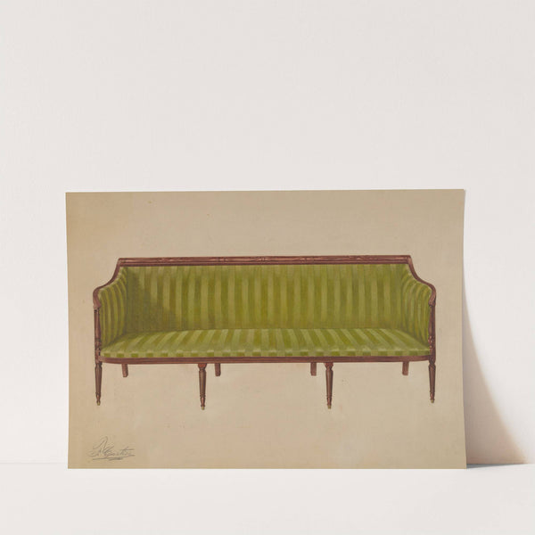 Sofa by Ferdinand Cartier