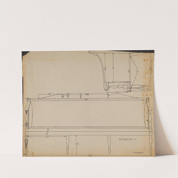 Sofa by Isidore Sovensky