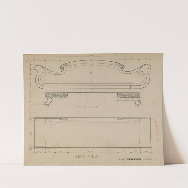 Sofa (1935-1942) by Anna Aloisi