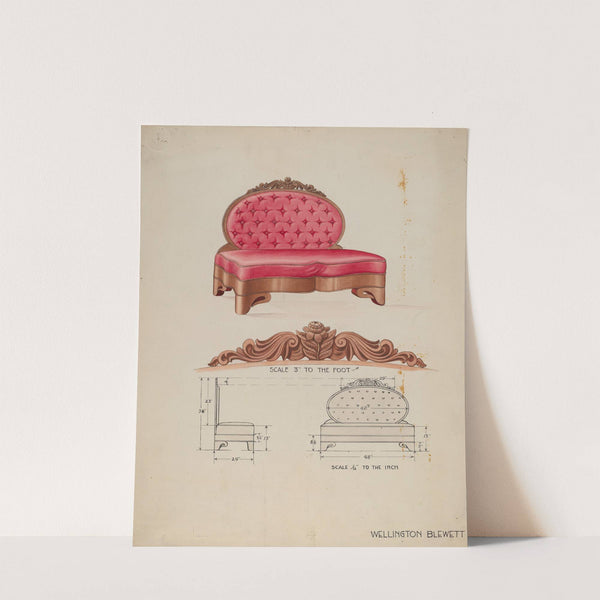 Sofa by Wellington Blewett