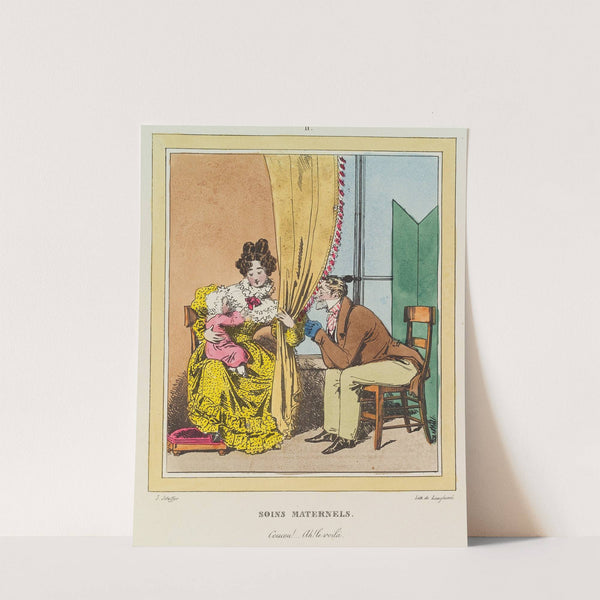 Soins maternels by Jean Gabriel Scheffer