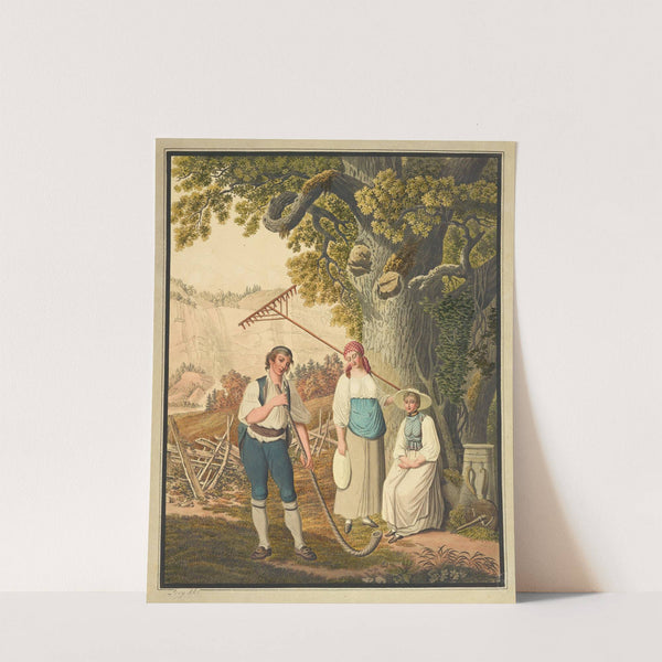 Soirée champêtre dans l’Oberhasli Canton de Berne by Gabriel Lory the Younger