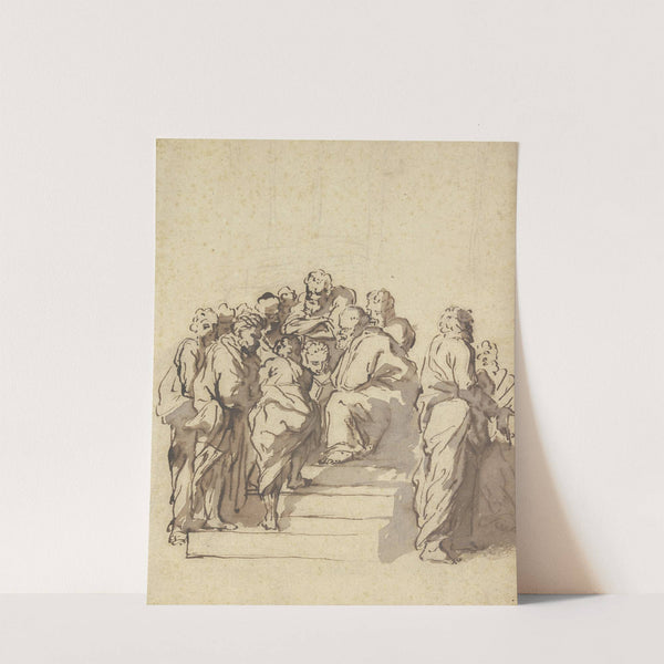 Sokrates im Kreise seiner Schüler by Jacob van Schuppen