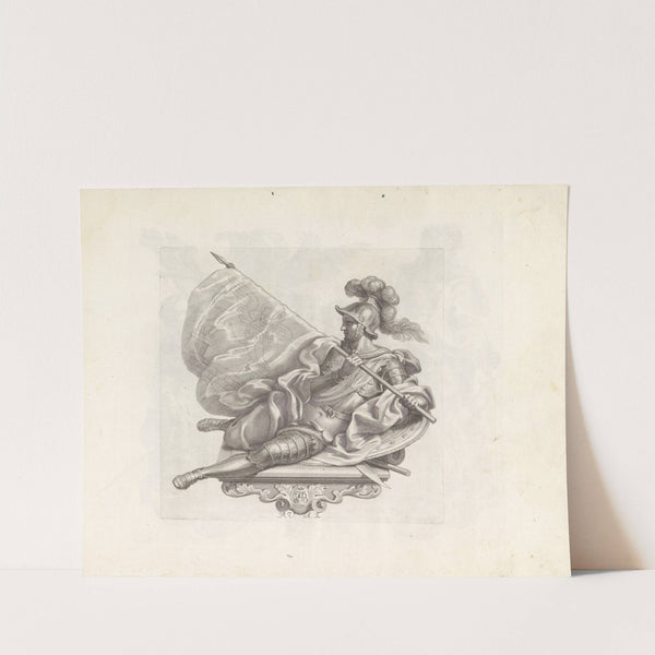 Soldaat met het vaandel van Venetië (1673-1743) by Robert van Audenaerde