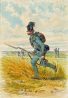 Soldat mit Bajonett