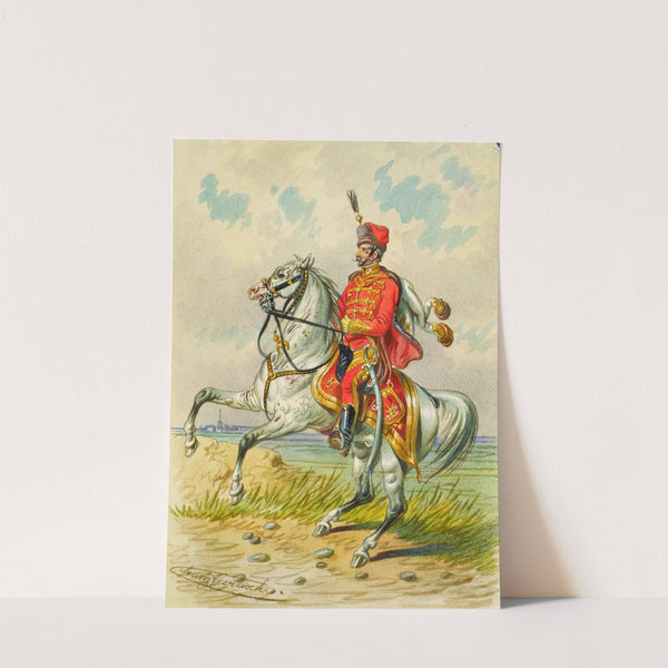 Soldat zu Pferd 11 by Franz Gerasch