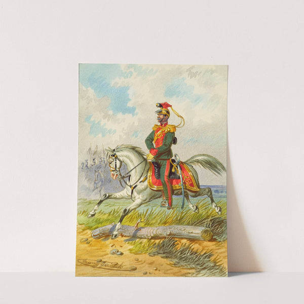 Soldat zu Pferd 5 by Franz Gerasch