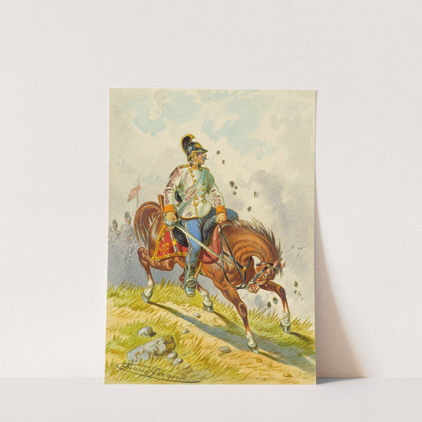 Soldat zu Pferd 6 by Franz Gerasch