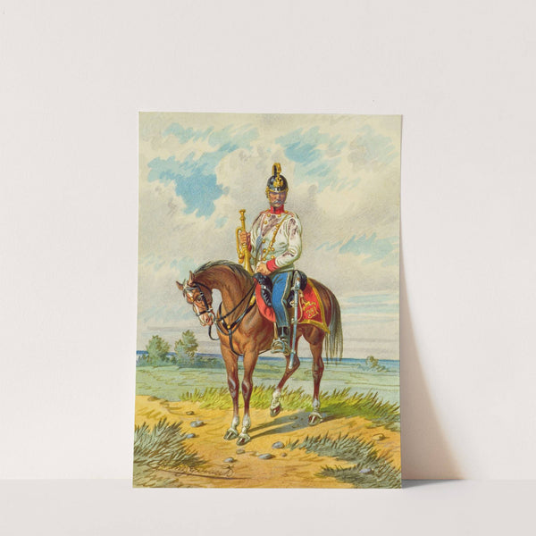 Soldat zu Pferd 7 by Franz Gerasch