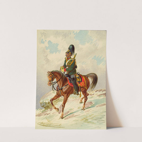 Soldat zu Pferd 8 by Franz Gerasch