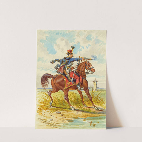 Soldat zu Pferd 9 by Franz Gerasch