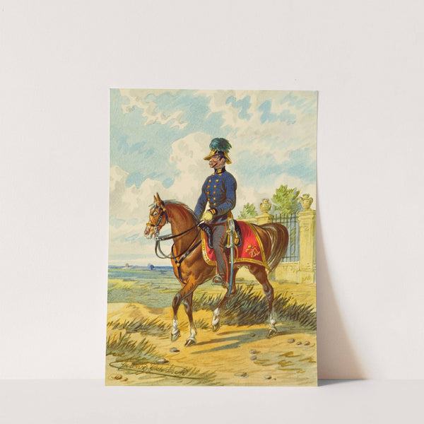 Soldat zu Pferd by Franz Gerasch