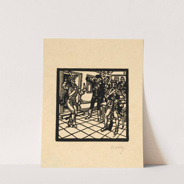 Soldatenszene (1915) by Josef von Diveky