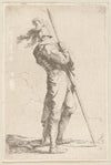 Soldier Holding His Lance with Both Hands