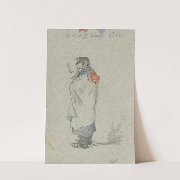 Soldier in a Cape (between 1844 and 1864) by Friedrich Carl von Scheidlin