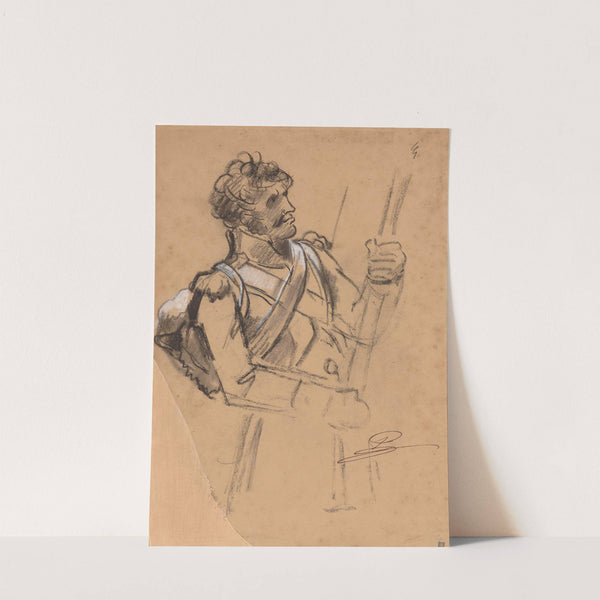 Soldier Loading His Rifle by Anne Louis Girodet-Trioson