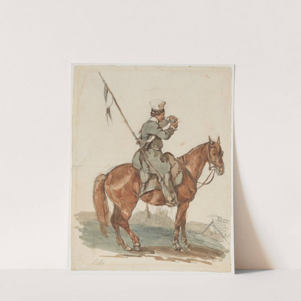 Soldier of Volhynia Cavalry in 1831 by Piotr Michałowski