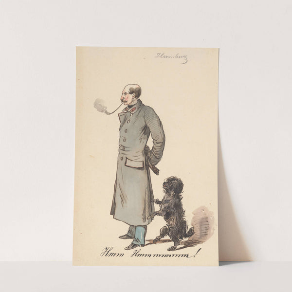 Soldier with a Dog by Friedrich Carl von Scheidlin