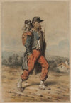 Soldier with Dog (1853)