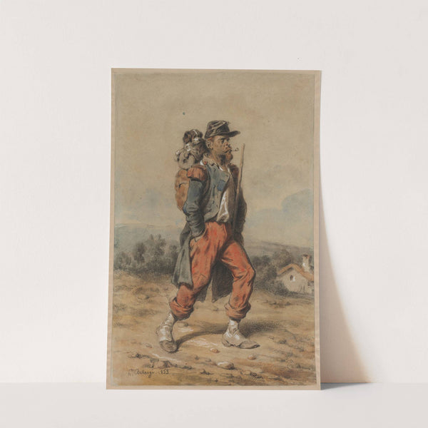 Soldier with Dog (1853) by Hippolyte Bellangé