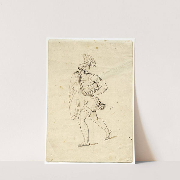 Soldier with sword and shield by David Humbert de Superville