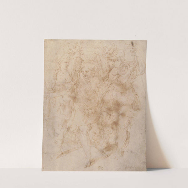 Soldiers Carrying Urns by Girolamo Da Carpi