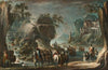 Soldiers Crossing A River