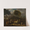 Soldiers Depart after Plundering by Pieter van Bloemen
