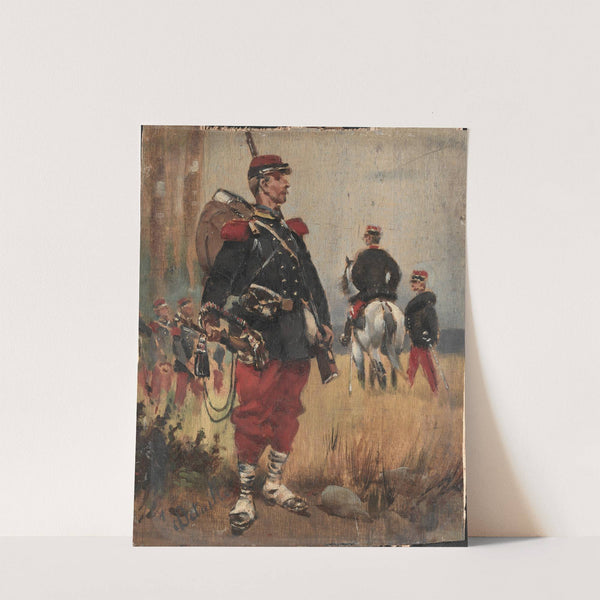 Soldiers by Jean-Baptiste Édouard Detaille