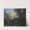 Soldiers Looting and Burning a Convent by Willem Schellinks